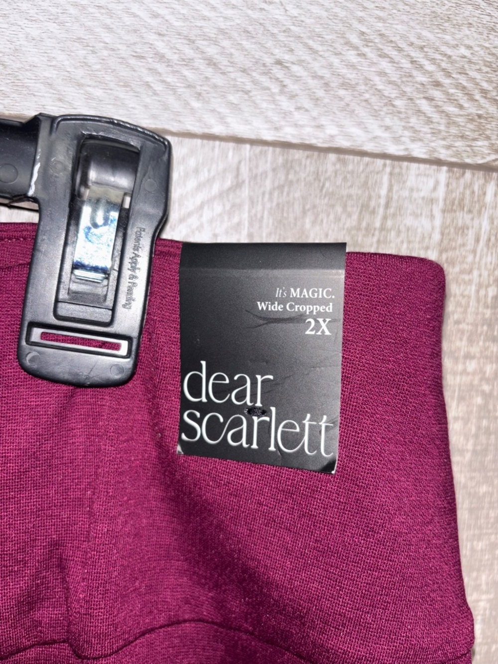 Dear Scarlett Magic wide leg cropped pants NWT 2X - Picture 2 of 5